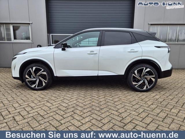 Nissan Qashqai - 1.3 DIG-T MHEV 158 PS X-Tronic Tekna Premium Paket 20"LM Teil-Leder PanoGlasdach Klimaautomatik Sitzheizung Lenkradheizung Navi Head-Up Display elektr. Heckklappe ACC PDC v+h 360&deg;Kamera DAB Bluetooth Touchscreen Apple CarPlay Android Auto