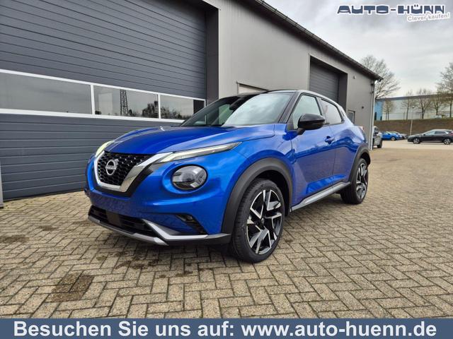 Nissan Juke - 1.0 DIG-T 114PS N-Design Automatik Teil-Leder Klimaautomatik Sitzheizung Lenkradheizung PDC v+h R&uuml;ckf.Kamera Navi 19"LM Bluetooth Touchscreen Apple CarPlay Android Auto