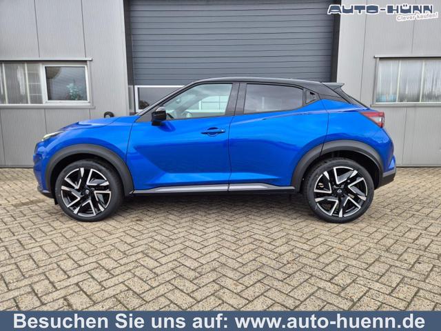 Nissan Juke - 1.0 DIG-T 114PS N-Design Automatik Teil-Leder Klimaautomatik Sitzheizung Lenkradheizung PDC v+h R&uuml;ckf.Kamera Navi 19"LM Bluetooth Touchscreen Apple CarPlay Android Auto