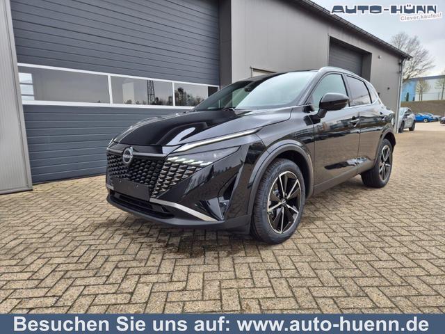 Nissan Qashqai - 1.3 DIG-T MHEV 158 PS X-Tronic Tekna Voll-Leder Klimaautomatik PanoGlasdach Sitzheizung Lenkradheizung Navi Head-Up Display elektr. Heckklappe ACC PDC v+h 360&deg;Kamera DAB Bluetooth Touchscreen Apple CarPlay Android Auto 19"LM