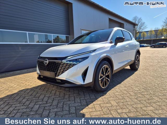 Nissan Qashqai - 1.3 DIG-T MHEV 158 PS X-Tronic Tekna Voll-Leder Klimaautomatik PanoGlasdach Sitzheizung Lenkradheizung Navi Head-Up Display elektr. Heckklappe ACC PDC v+h 360&deg;Kamera DAB Bluetooth Touchscreen Apple CarPlay Android Auto 19"LM