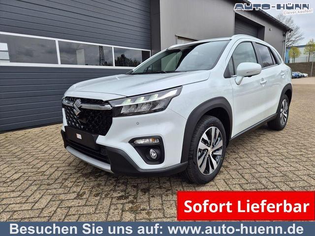 Suzuki S-Cross - Comfort+ 110PS Automatik MHEV 1.4 Boosterjet Teilleder Navi Klimaautomatik Sitzheizung ACC PDC v+h 4x Kamera Suzuki-Radio Apple CarPlay Android Auto Touchscreen 2xKeyless 17-LM