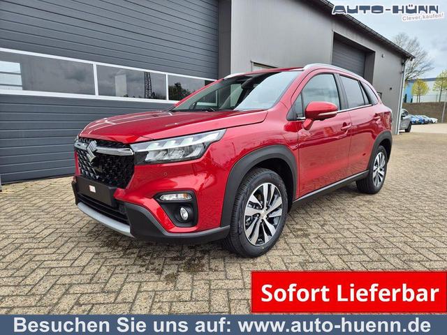 Suzuki S-Cross - Comfort+ 110PS Automatik MHEV 1.4 Boosterjet Teilleder Navi Klimaautomatik Sitzheizung ACC PDC v+h 4x Kamera Suzuki-Radio Apple CarPlay Android Auto Touchscreen 2xKeyless 17-LM