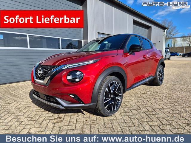 Nissan Juke - 1.0 DIG-T 114PS N-Design Automatik Teil-Leder Klimaautomatik Sitzheizung Lenkradheizung PDC v+h R&uuml;ckf.Kamera Navi 19"LM Bluetooth Touchscreen Apple CarPlay Android Auto