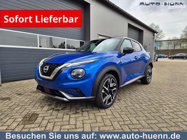 Nissan Juke - 1.0 DIG-T 114PS N-Design Automatik Teil-Leder Klimaautomatik Sitzheizung Lenkradheizung PDC v+h R&uuml;ckf.Kamera Navi 19"LM Bluetooth Touchscreen Apple CarPlay Android Auto