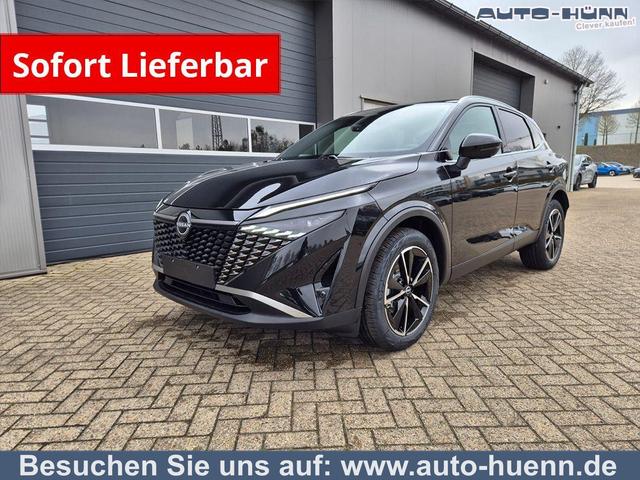 Nissan Qashqai - 1.3 DIG-T MHEV 158 PS X-Tronic Tekna Voll-Leder Klimaautomatik PanoGlasdach Sitzheizung Lenkradheizung Navi Head-Up Display elektr. Heckklappe ACC PDC v+h 360&deg;Kamera DAB Bluetooth Touchscreen Apple CarPlay Android Auto 19"LM