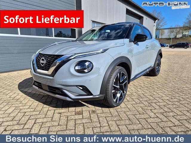 Nissan Juke - 1.0 DIG-T 114PS N-Design Automatik Teil-Leder Klimaautomatik Sitzheizung Lenkradheizung PDC v+h R&uuml;ckf.Kamera Navi 19"LM Bluetooth Touchscreen Apple CarPlay Android Auto