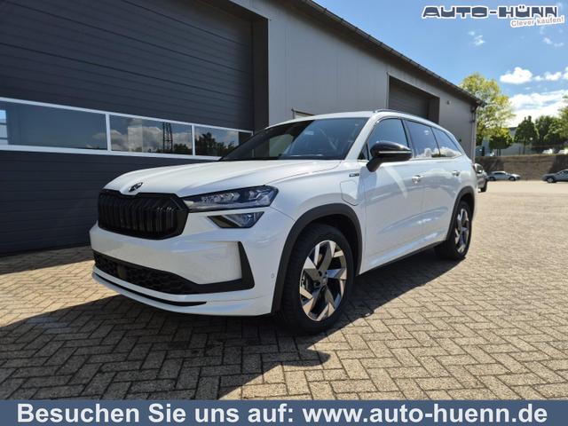 Skoda Kodiaq - Sportline 1.5 TSI 204PS PHEV DSG schwenkb. AHK elektr. PanoDach HUD Alcantara PDC v+h 360&deg;Kamera CANTON Sound Klimaautomatik Sitzheizung Lenkradheizung Navi Apple CarPlay Android Auto 2xKeyless 19"LM vollelektr. Reichweite 116KM