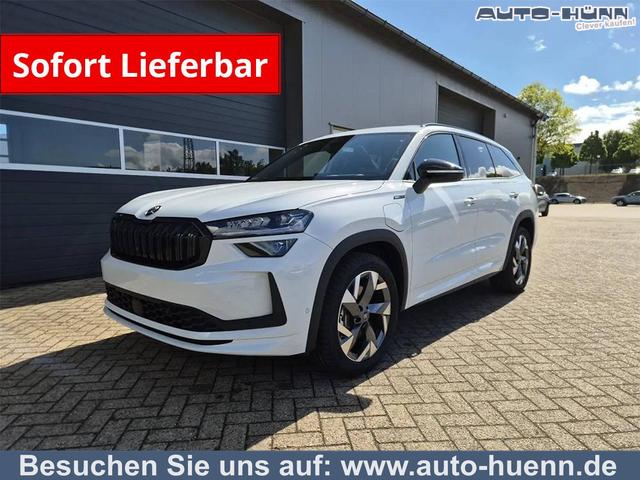 Skoda Kodiaq - Sportline 1.5 TSI 204PS PHEV DSG schwenkb. AHK elektr. PanoDach HUD Alcantara PDC v+h 360&deg;Kamera CANTON Sound Klimaautomatik Sitzheizung Lenkradheizung Navi Apple CarPlay Android Auto 2xKeyless 19"LM vollelektr. Reichweite 116KM
