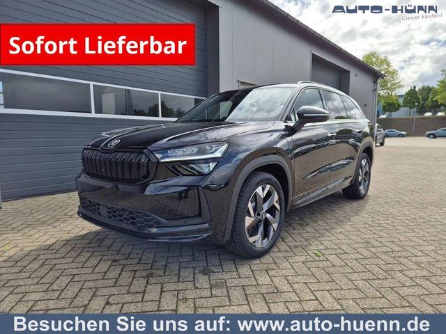 Skoda Kodiaq - Sportline 1.5 TSI 204PS PHEV DSG schwenkb. AHK elektr. PanoDach HUD Alcantara PDC v+h 360&deg;Kamera CANTON Sound Klimaautomatik Sitzheizung Lenkradheizung Navi Apple CarPlay Android Auto 2xKeyless 19"LM vollelektr. Reichweite 116KM