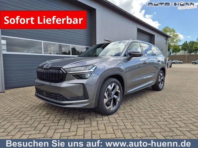 Skoda Kodiaq - Sportline 1.5 TSI 204PS PHEV DSG schwenkb. AHK elektr. PanoDach HUD Alcantara PDC v+h 360&deg;Kamera CANTON Sound Klimaautomatik Sitzheizung Lenkradheizung Navi Apple CarPlay Android Auto 2xKeyless 19"LM vollelektr. Reichweite 116KM