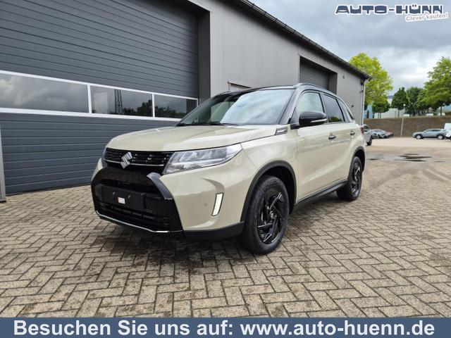 Suzuki Vitara - Comfort+ 110PS Automatik MHEV 4x4 ALLGRIP 1.4 Boosterjet Black Edition Panodach Teilleder Navi Klimaautomatik Sitzheizung ACC PDC v+h R&uuml;ckf.Kamera Suzuki-Radio Apple CarPlay Android Auto Touchscreen 2xKeyless 17-LM