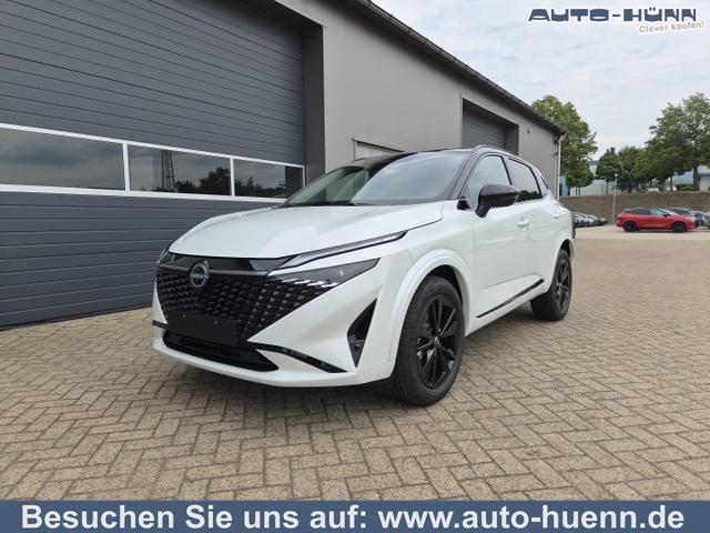 Nissan Qashqai - 1.3 DIG-T MHEV 158 PS X-Tronic N-Design Head-Up Display Teil-Leder Klimaautomatik Sitzheizung Lenkradheizung Navi elektr. Heckklappe ACC PDC v+h 360&deg;Kamera DAB Bluetooth Touchscreen Apple CarPlay Android Auto 19"Zoll