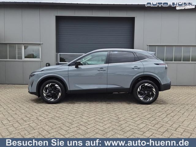 Nissan Qashqai - 1.3 DIG-T MHEV 158 PS X-Tronic N-Connecta Teil-Leder PanoGlasdach Klimaautomatik Sitzheizung Lenkradheizung Navi ACC PDC v+h 360&deg;Kamera DAB Bluetooth Touchscreen Apple CarPlay Android Auto 18"LM
