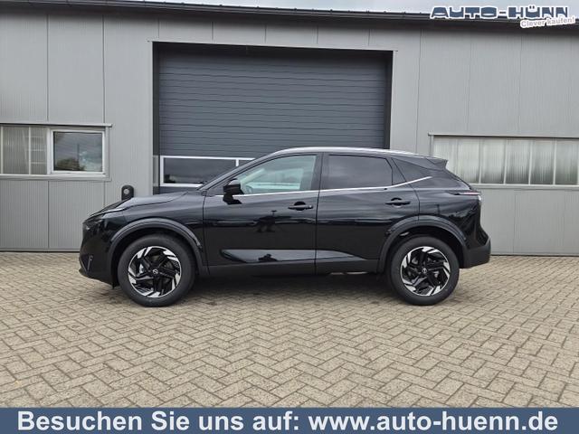 Nissan Qashqai - 1.3 DIG-T MHEV 158 PS X-Tronic N-Connecta Teil-Leder PanoGlasdach Klimaautomatik Sitzheizung Lenkradheizung Navi ACC PDC v+h 360&deg;Kamera DAB Bluetooth Touchscreen Apple CarPlay Android Auto 18"LM