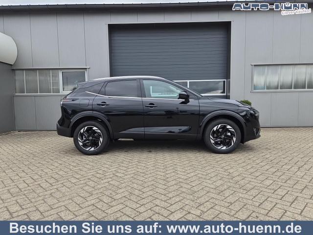 Nissan Qashqai - 1.3 DIG-T MHEV 158 PS X-Tronic N-Connecta Teil-Leder PanoGlasdach Klimaautomatik Sitzheizung Lenkradheizung Navi ACC PDC v+h 360&deg;Kamera DAB Bluetooth Touchscreen Apple CarPlay Android Auto 18"LM