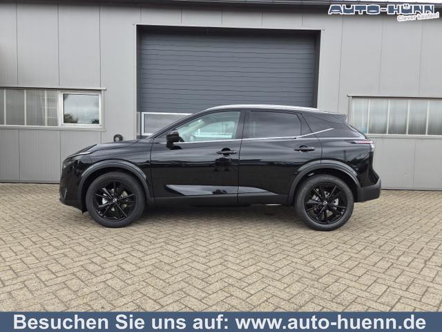 Nissan Qashqai - 1.3 DIG-T MHEV 158 PS X-Tronic Tekna Voll-Leder Klimaautomatik PanoGlasdach Sitzheizung Lenkradheizung Navi Head-Up Display elektr. Heckklappe ACC PDC v+h 360&deg;Kamera DAB Bluetooth Touchscreen Apple CarPlay Android Auto 19"LM