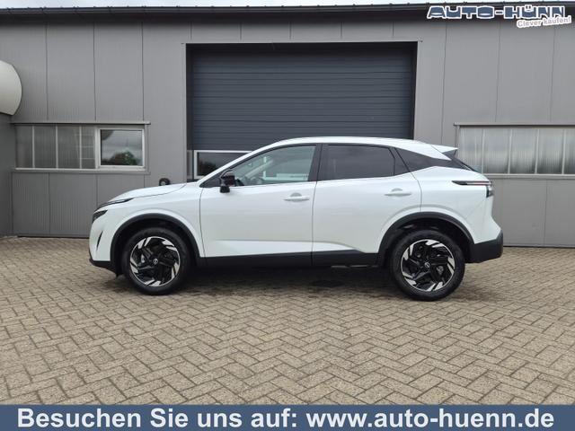 Nissan Qashqai - 1.3 DIG-T MHEV 158 PS X-Tronic N-Connecta Teil-Leder PanoGlasdach Klimaautomatik Sitzheizung Lenkradheizung Navi ACC PDC v+h 360&deg;Kamera DAB Bluetooth Touchscreen Apple CarPlay Android Auto 18"LM