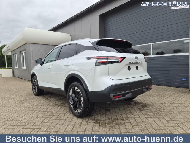 Nissan Qashqai - 1.3 DIG-T MHEV 158 PS X-Tronic N-Connecta Teil-Leder PanoGlasdach Klimaautomatik Sitzheizung Lenkradheizung Navi ACC PDC v+h 360&deg;Kamera DAB Bluetooth Touchscreen Apple CarPlay Android Auto 18"LM