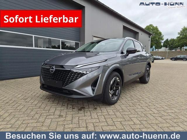 Nissan Qashqai - 1.3 DIG-T MHEV 158 PS X-Tronic N-Connecta Teil-Leder PanoGlasdach Klimaautomatik Sitzheizung Lenkradheizung Navi ACC PDC v+h 360&deg;Kamera DAB Bluetooth Touchscreen Apple CarPlay Android Auto 18"LM