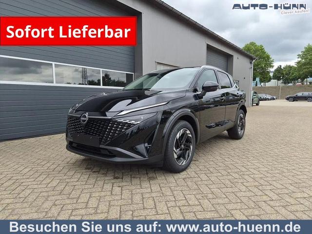 Nissan Qashqai - 1.3 DIG-T MHEV 158 PS X-Tronic N-Connecta Teil-Leder PanoGlasdach Klimaautomatik Sitzheizung Lenkradheizung Navi ACC PDC v+h 360&deg;Kamera DAB Bluetooth Touchscreen Apple CarPlay Android Auto 18"LM