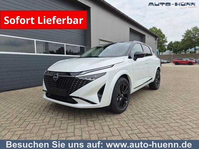 Nissan Qashqai - 1.3 DIG-T MHEV 158 PS X-Tronic N-Design Head-Up Display Teil-Leder Klimaautomatik Sitzheizung Lenkradheizung Navi elektr. Heckklappe ACC PDC v+h 360&deg;Kamera DAB Bluetooth Touchscreen Apple CarPlay Android Auto 19"Zoll