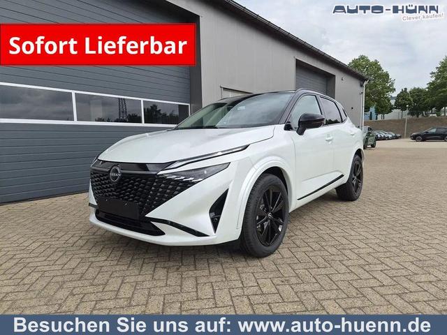 Nissan Qashqai - 1.3 DIG-T MHEV 158 PS X-Tronic N-Design PanoDach Teil-Leder Klimaautomatik Sitzheizung Lenkradheizung Navi ACC PDC v+h 360&deg;Kamera DAB Bluetooth Touchscreen Apple CarPlay Android Auto 19"Zoll