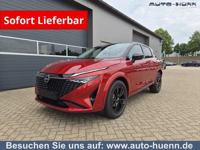 Nissan Qashqai - 1.3 DIG-T MHEV 158 PS X-Tronic N-Design PanoDach Teil-Leder Klimaautomatik Sitzheizung Lenkradheizung Navi ACC PDC v+h 360&deg;Kamera DAB Bluetooth Touchscreen Apple CarPlay Android Auto 19"Zoll