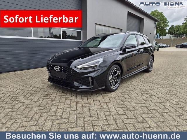 Hyundai i30 Kombi - 1.6 T-GDI 150PS Automatik N-Line Sitzheizung Lenkradheizung Klimaautomatik Navi 10,3"-Touchscreen Bluelink Apple CarPlay + Android Auto PDC v+h R&uuml;ckf.Kamera 18-LM