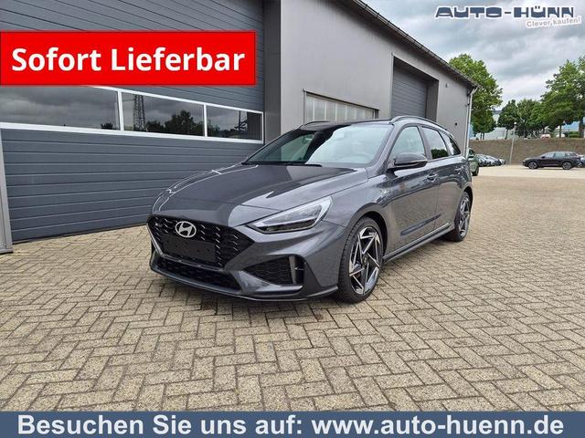 Hyundai i30 Kombi - 1.6 T-GDI 150PS Automatik N-Line Sitzheizung Lenkradheizung Klimaautomatik Navi 10,3"-Touchscreen Bluelink Apple CarPlay + Android Auto PDC v+h R&uuml;ckf.Kamera 18-LM