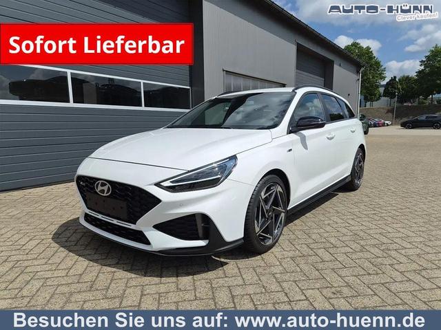 Hyundai i30 Kombi - 1.6 T-GDI 150PS Automatik N-Line Sitzheizung Lenkradheizung Klimaautomatik Navi 10,3"-Touchscreen Bluelink Apple CarPlay + Android Auto PDC v+h R&uuml;ckf.Kamera 18-LM