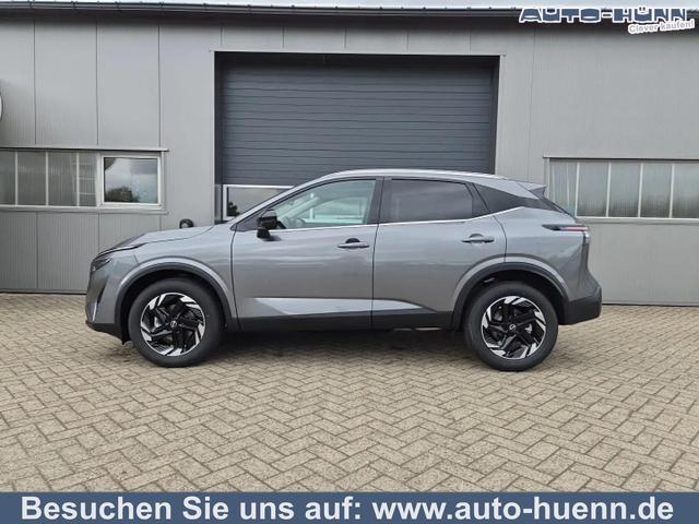 Nissan Qashqai - 1.3 DIG-T MHEV 158 PS X-Tronic N-Connecta Teil-Leder PanoGlasdach Klimaautomatik Sitzheizung Lenkradheizung Navi ACC PDC v+h 360&deg;Kamera DAB Bluetooth Touchscreen Apple CarPlay Android Auto 18"LM