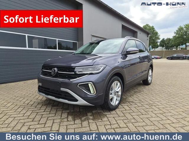 Volkswagen T-Cross - 1.0 TSI 116PS DSG Life AHK (abnehmbar) IQ.LIGHT-LED-Matrix Sitzheizung R&uuml;ckf.Kamera Klimaautomatik Abstandstempomat Apple CarPlay Android Auto