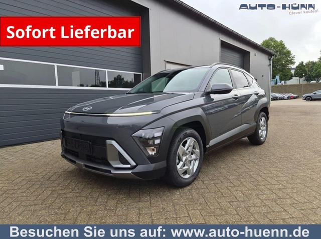 Hyundai KONA - Trend 1.6 T-GDI 150PS Automatik Voll-LED-Scheinw. Sitzheizung Lenkradheizung ACC Klimaautomatik Navi Touchscreen DAB+ Apple CarPlay + Android Auto PDC v+h R&uuml;ckf.Kamera 2xKeyless 17-LM