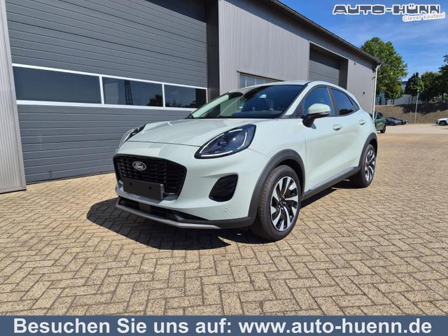 Ford Puma - Titanium 1.0 EcoBoost Hybrid 125PS Automatik Klimaautomatik Sitzheizung Lenkradheizung Frontscheibe beheizb. LED-Scheinwerfer SYNC4 Bluetooth Apple CarPlay Android Auto PDC v+h