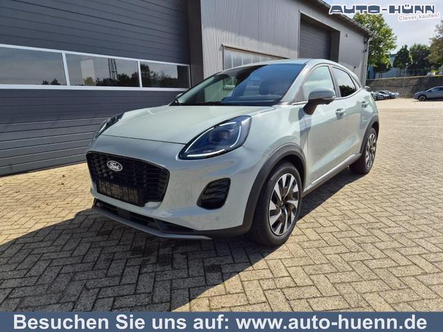 Ford Puma - Titanium 1.0 EcoBoost Hybrid 125PS Automatik abnehm. AHK ACC 4xKamera Klimaautomatik Sitzheizung Lenkradheizung Frontscheibe beheizb. LED-Scheinwerfer SYNC4 Bluetooth Apple CarPlay Android Auto PDC v+h