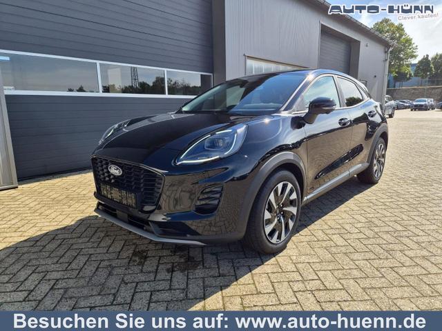 Ford Puma - Titanium 1.0 EcoBoost Hybrid 125PS Automatik abnehm. AHK ACC 4xKamera Klimaautomatik Sitzheizung Lenkradheizung Frontscheibe beheizb. LED-Scheinwerfer SYNC4 Bluetooth Apple CarPlay Android Auto PDC v+h
