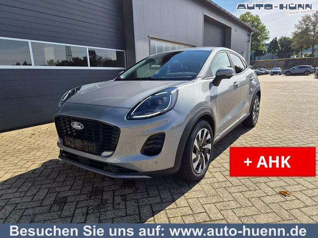Ford Puma - Titanium 1.0 Hybrid 125PS Autom. abnehm. AHK ACC 4xKamera Klimaautomatik Sitzheizung Lenkradheizung Frontscheibe beheizb. LED-Scheinwerfer SYNC4 Bluetooth Apple CarPlay Android Auto PDC v+h
