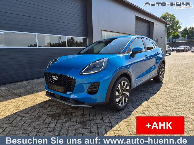 Ford Puma - Titanium 1.0 Hybrid 125PS Autom. abnehm. AHK ACC 4xKamera Klimaautomatik Sitzheizung Lenkradheizung Frontscheibe beheizb. LED-Scheinwerfer SYNC4 Bluetooth Apple CarPlay Android Auto PDC v+h