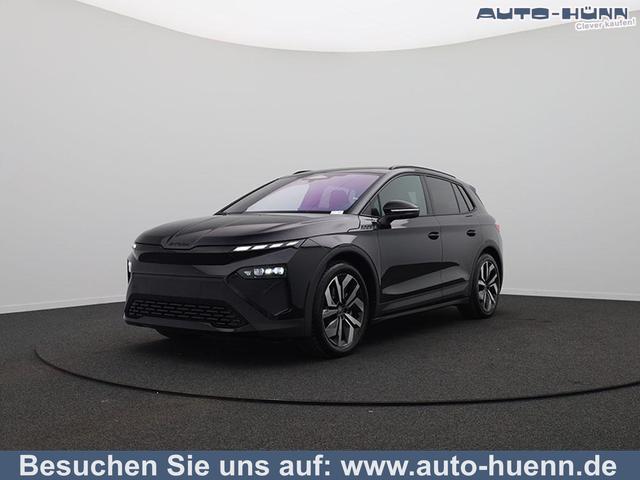 Skoda Elroq - 85 Sportline 286PS Automatik schwenkb. AHK Teil-Leder Klimaautomatik Sitzheizung v+h Lenkradheizung Frontscheibe beheizb. ACC R&uuml;ckf.Kamera PDC wireless Apple Carplay Android Auto 2xKeyless 20-LM vollelektr. Reichweite 561Km