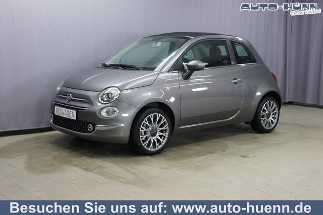 Fiat 500C - DOLCEVITA 1.0 GSE 51kW 69PS Verdeck Schwarz, Navigations Paket, 7"-UConnect, DAB+, Apple CarPlay, Android Auto, Komfort Klimaautomatik, Nebelscheinwerfer, Tempomat, Höhenverstellbarer Fahrersitz, 16" Leichtmetallfelgen, uvm.