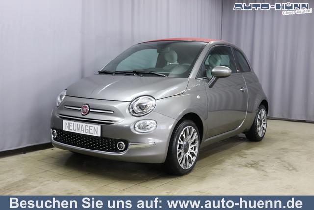 Fiat 500C - DOLCEVITA 1.0 GSE 51kW 69PS Verdeck ROT, Navigations Paket, 7"-UConnect, DAB+, Apple CarPlay, Android Auto, Komfort Klimaautomatik, Nebelscheinwerfer, Tempomat, Höhenverstellbarer Fahrersitz, 16" Leichtmetallfelgen, uvm.
