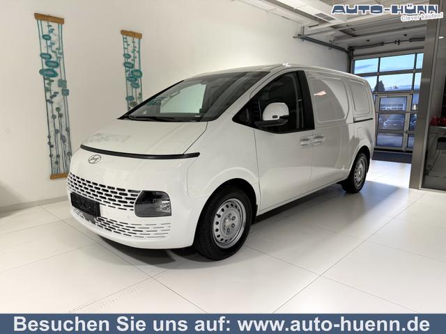 Hyundai Staria - Kastenwagen 1.6 T-GDi HEV 165 kW (224 PS) Sitz-Paket, Lenkradheizung, Sitzheizung, Klimaautomatik, DAB, Navigationssystem, Android Auto, Apple CarPlay, Einparkhilfe vorne und hinten, R&uuml;ckfahrkamera, 17 Zoll Stahlfelgen, Reserverad, uvm.