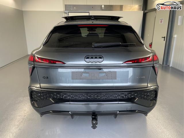 Audi / Q3 Sportback / Grau / / / TFSI 265 PS quattro S line Pano+TechPro+Matrix+AHK+HUD+Alu20+KlimaPlus+DCC+SONOS