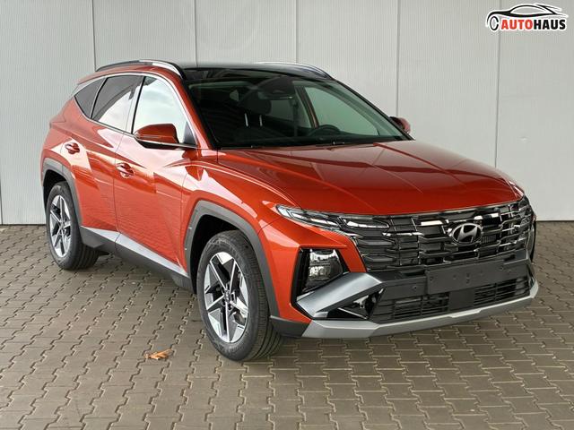 Hyundai TUCSON E-Motion 1.6 T-GDI 2WD 48V DCT / Panoramadach ACC Sitz + Lenkradheizung LED Navi PDC V&H Kamera Alu 18" 