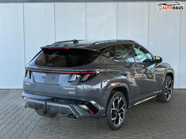 Hyundai TUCSON HEV 2WD N-Line X Pano / MY27 Panoramadach Head-Up 360&deg; Kam. ACC Sitz + Lenkradheiz. Sitzbel&uuml;ftung Alu 19" 