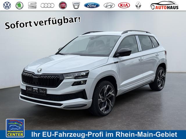Skoda Karoq - Sportline 1,5 TSI DSG 2ZKlimaautomatik Canton Anh&auml;ngerkupplung Totewinkel Assistent 2 x Einparkhilfe Kamera 19 Zoll Felgen adaptiver Tempomat 5J Garantie
