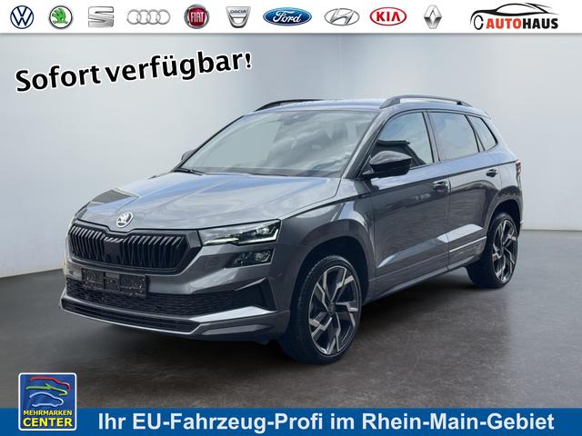 Skoda Karoq - Sportline 1,5 TSI DSG 2ZKlimaautomatik Canton Anh&auml;ngerkupplung Totewinkel Assistent 2 x Einparkhilfe Kamera 19 Zoll Felgen adaptiver Tempomat 5J Garantie