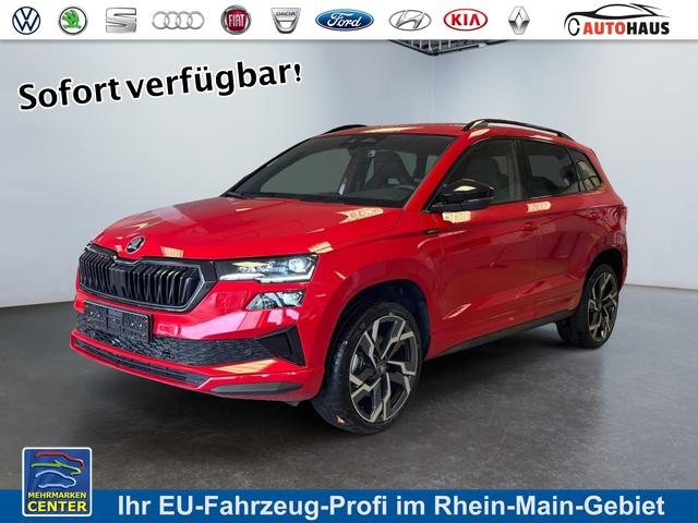 Skoda Karoq - Sportline 1,5 TSI DSG 2ZKlimaautomatik Canton Anh&auml;ngerkupplung Totewinkel Assistent 2 x Einparkhilfe Kamera 19 Zoll Felgen adaptiver Tempomat 5J Garantie