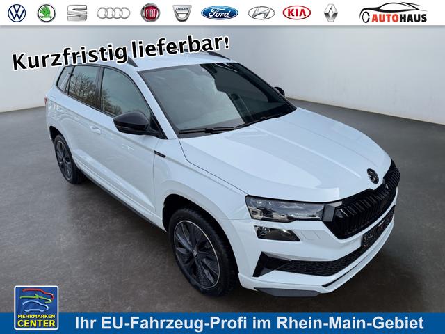 Skoda Karoq - 1,5 TSI DSG Sportline 2ZKli AHK ACC Canton PDC Kam 19Zo 5JG
